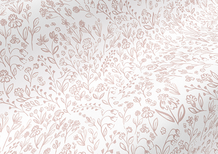 Ditsy Meadow, Chalk Pink - Twist&Fit Roller Blind - Image 4